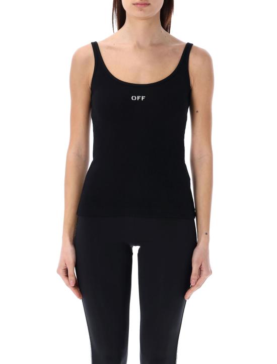 25FW 오프화이트 탑 OWAD072C99JER002 1001 Nero - OFF WHITE