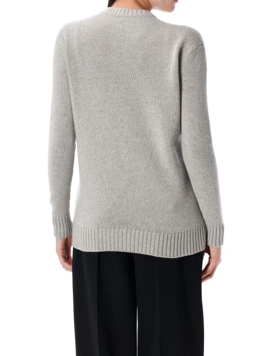 25FW 랄프 로렌 스웨터 290981645 001 PEARL GREY MELANGE - RALPH LAUREN