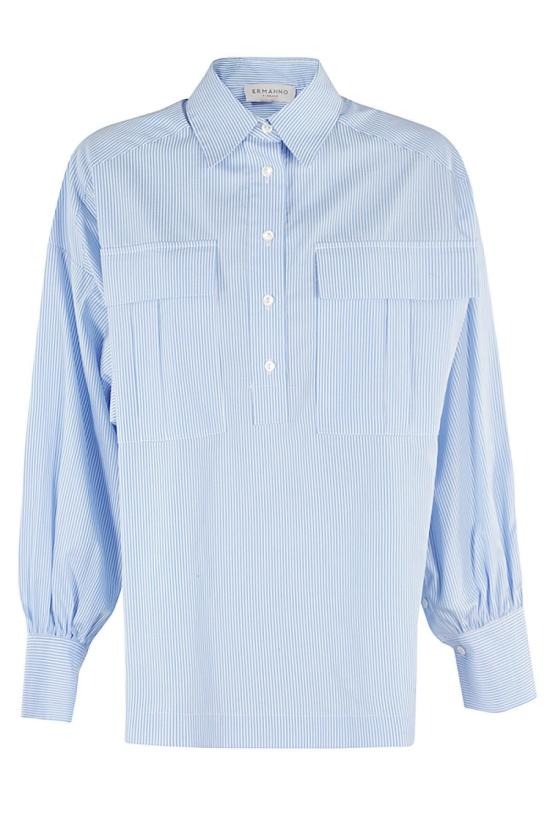  에르마노 피렌제 셔츠 D44EK022ES6 094 Blue