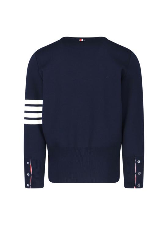 25FW 톰브라운 스웨터 MKA189A 00014415 Blue - THOM BROWNE