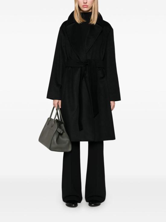 25FW 막스마라 코트 26016091600 013 Black - MAX MARA