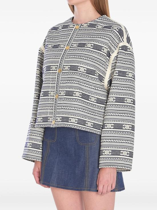 25FW 셀린느 수트 자켓 RV0NW 002897MI Ivory - CELINE