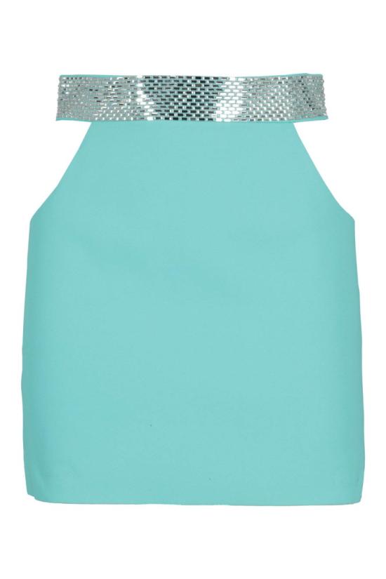  쥬세페 디 모라비토 숏 스커트 PS23068SKB224 Blue