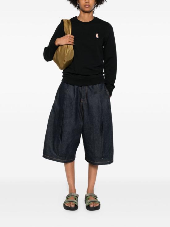 25FW 메종키츠네 레이디 폭스 레귤러 스웨트셔츠 PW00320 KM0340P199 Black - MAISON KITSUNE