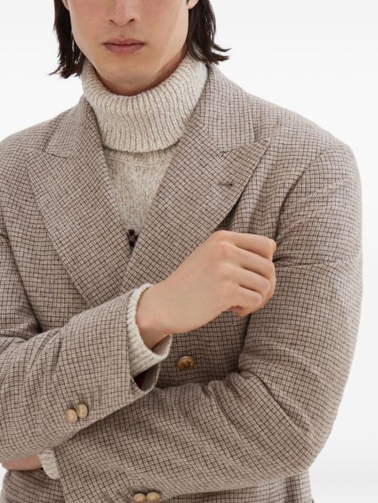 25FW 브루넬로 쿠치넬리 수트 자켓 MV4017BBDG C211 Beige - BRUNELLO CUCINELLI