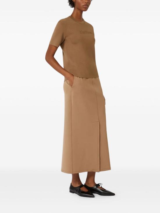 25FW 막스마라 반팔 티셔츠 21366068600 004 Brown - MAX MARA