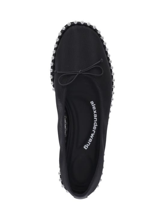 25SS 알렉산더 왕 플랫 슈즈 30125F046001 Black - ALEXANDER WANG