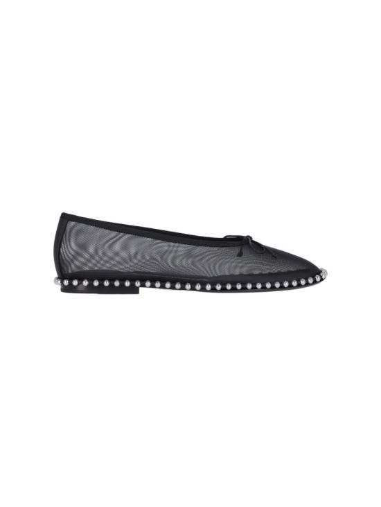 25SS 알렉산더 왕 플랫 슈즈 30125F046001 Black