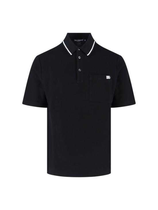 25FW 돌체앤가바나 폴로 티셔츠 G8SN2Z HU7UTN0000 Black