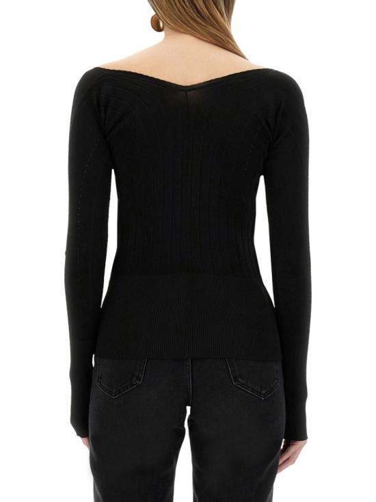 25SS 자크뮈스 긴팔 티셔츠 241KN357 2358990 Black - JACQUEMUS