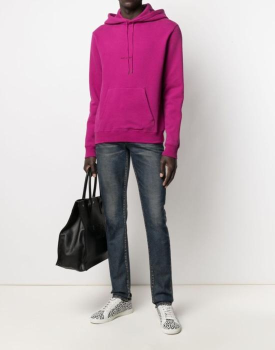 25SS 생로랑 탑 666166YBQZ26841 Pink - SAINT LAURENT