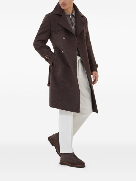 25FW 브루넬로 쿠치넬리 스트레이트 팬츠 M279UE1710 C6007 White - BRUNELLO CUCINELLI