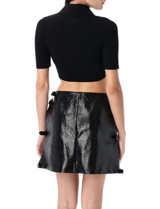 25SS 쿠레쥬 폴로 티셔츠 125MP0046FI0001 9999 Nero - COURREGES