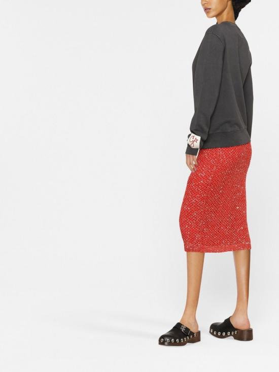 25FW 골든구스 스웨터 GWP01223 P00067260318 Grey - GOLDEN GOOSE