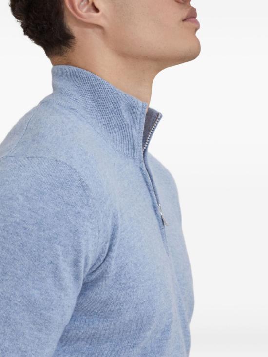 25FW 브루넬로 쿠치넬리 스웨터 M2200124 CFF33 Clear Blue - BRUNELLO CUCINELLI