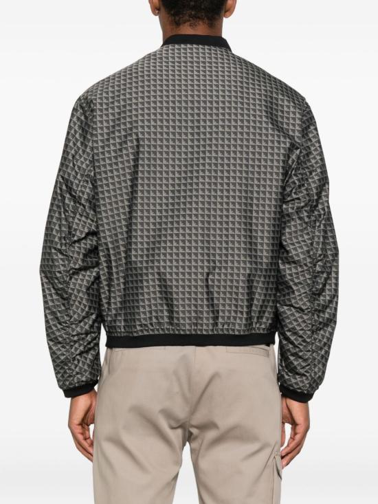 25FW 엠포리오 아르마니 봄버 자켓 EM003382 AF18696FC227 Black - EMPORIO ARMANI