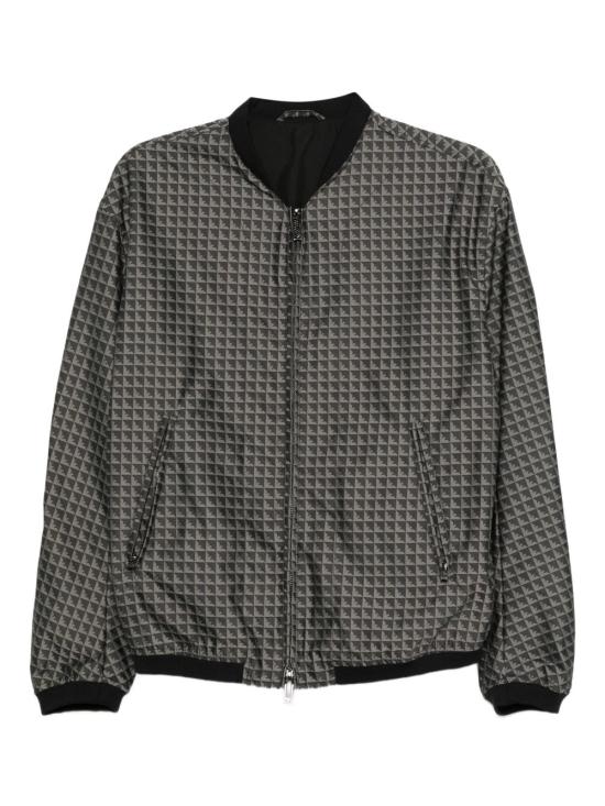 25FW 엠포리오 아르마니 봄버 자켓 EM003382 AF18696FC227 Black