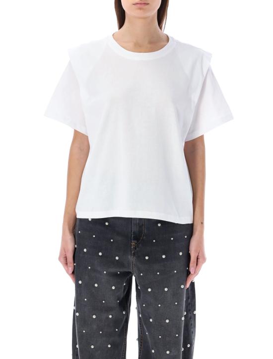 25SS 이자벨마랑에뚜왈 반팔 티셔츠 TS0041FAA1N41I 20WH Bianco - ISABEL MARANT ETOILE