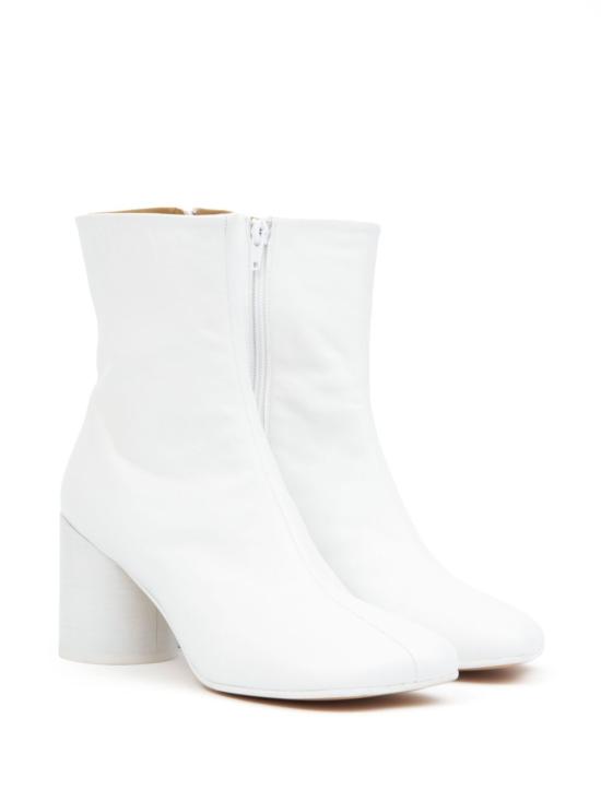 25FW MM6 메종마르지엘라 ANATOMIC 아나토믹  앵클 부츠 S59WU0235 P3628T1003 White - MM6 MAISON MARGIELA