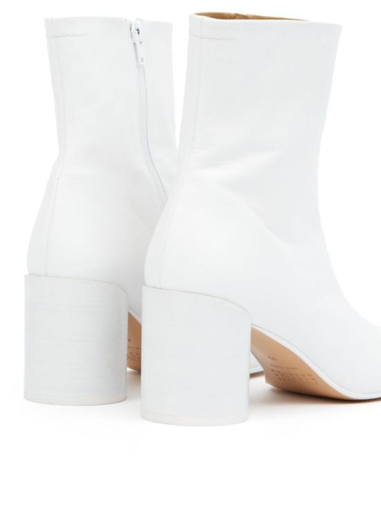 25FW MM6 메종마르지엘라 ANATOMIC 아나토믹  앵클 부츠 S59WU0235 P3628T1003 White - MM6 MAISON MARGIELA