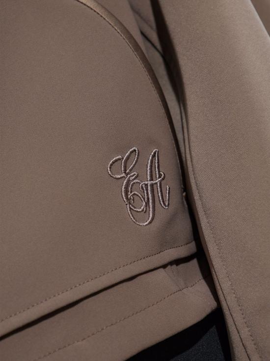 25FW 엠포리오 아르마니 가죽 자켓 EW001488 AF10206U6125 Dove Grey - EMPORIO ARMANI