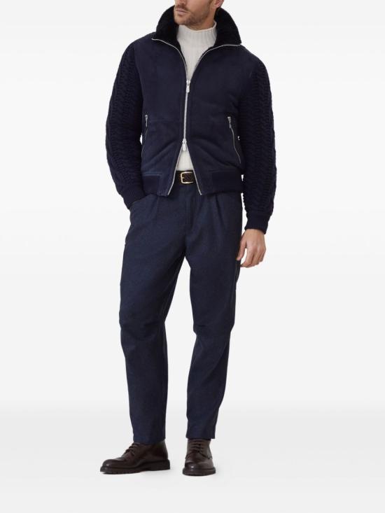 25FW 브루넬로 쿠치넬리 스웨터 M22505504 C2723 White - BRUNELLO CUCINELLI