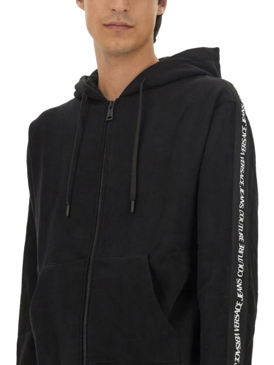  베르사체 후드 티셔츠 75GAIF11 CF03F899 Black - VERSACE