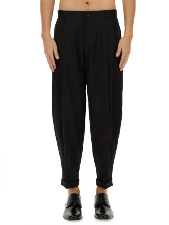 25SS 돌체앤가바나 스트레이트 팬츠 GP10DT FUFNVN0000 Black
