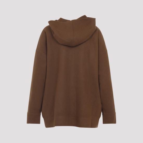 25FW 막스마라 후드 티셔츠 2521926012600 13207 Brown - MAX MARA