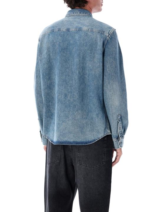 26FW 아미 데님 셔츠 USH786DE0056 480 BLUE USED - AMI