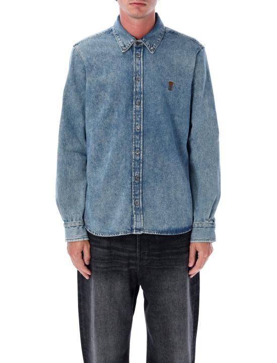 26FW 아미 데님 셔츠 USH786DE0056 480 BLUE USED