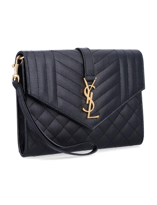 25FW 생로랑 클러치/파우치 651030BOW91 1000 Nero - SAINT LAURENT