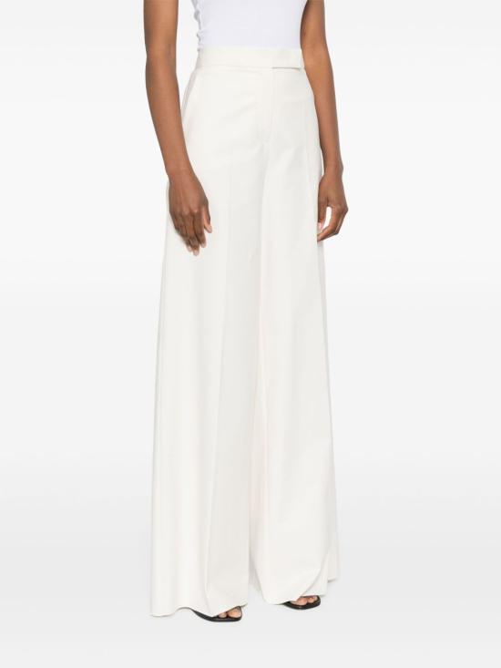 25FW 막스마라 스트레이트 팬츠 21136011600 005 White - MAX MARA