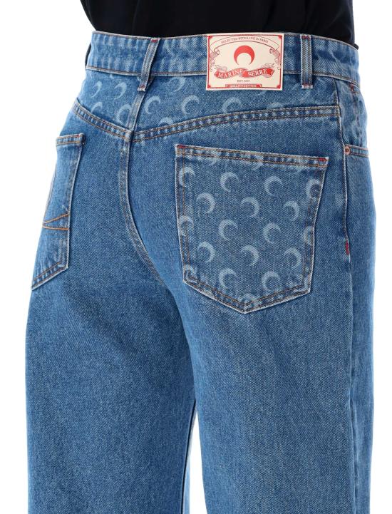 25SS 마린세르 데님 팬츠 MPA066ACDEN0002 BL05 Blu - MARINE SERRE