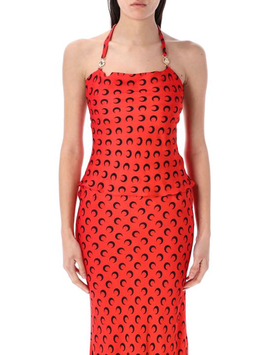 25SS 마린세르 민소매 티셔츠 WTO426ACWOV0060 RD10 Rosso