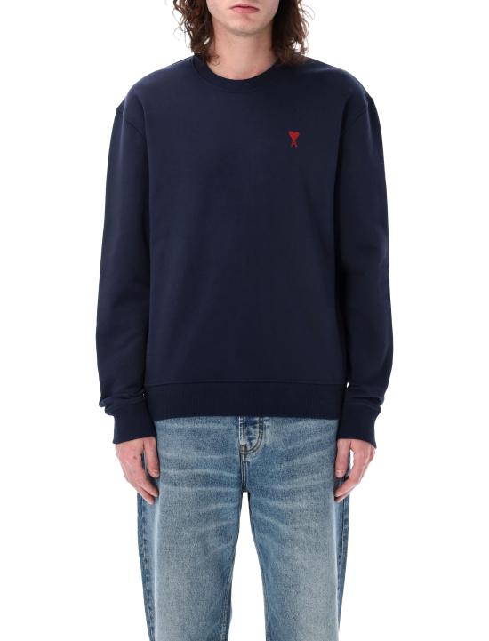 26FW 아미 스몰 하트 로고 스웨트셔츠 BFUSW035730 430 - AMI