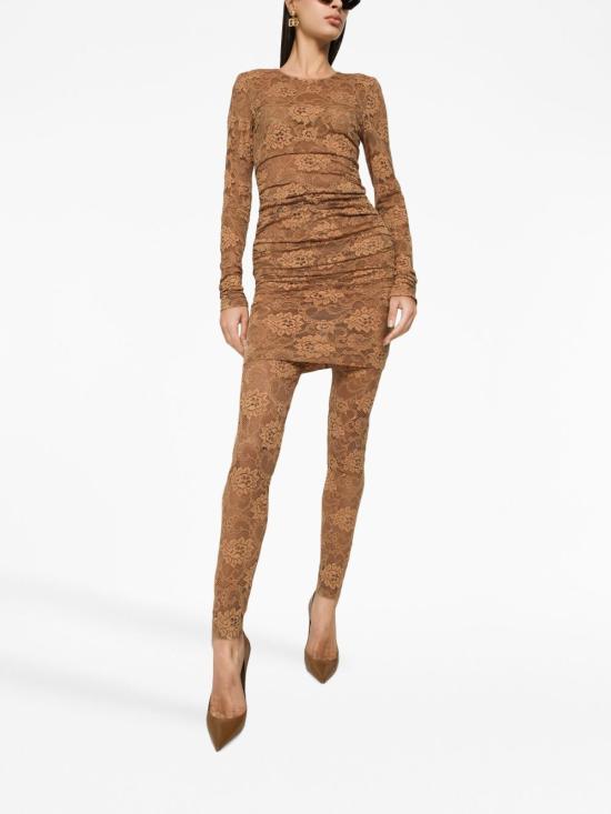 25SS 돌체앤가바나 숏 원피스 F6DBCT FLUBVM3041 Beige - DOLCE & GABBANA