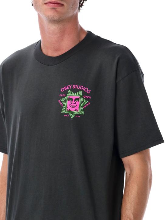 25FW 오베이 반팔 티셔츠 165264232 VBL VINTAGE BLACK - OBEY