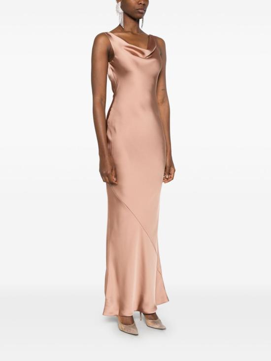 25SS 노마카말리 롱 원피스 ST1253CB739 833 Beige - NORMA KAMALI