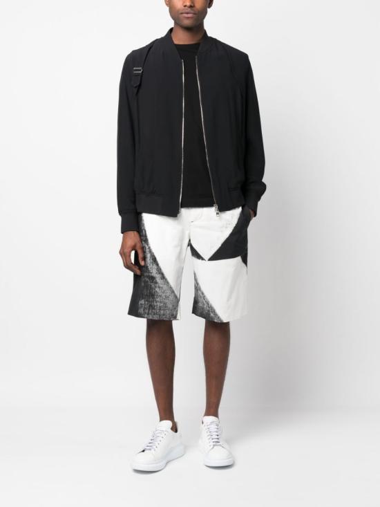 알렉산더 맥퀸 숏팬츠 735194 QUO841080 Black - ALEXANDER MCQUEEN