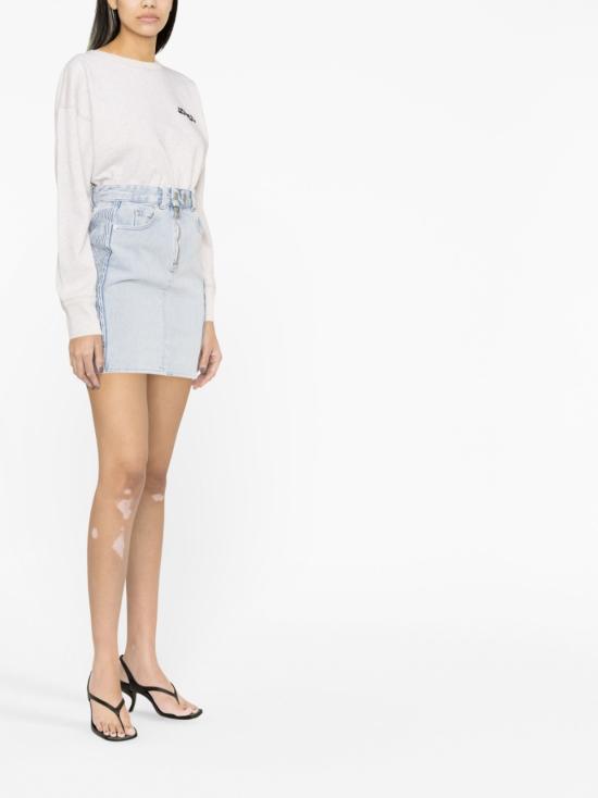  이자벨마랑 미디 스커트 JU0037FA A1H24I VABELIA30LU Clear Blue - ISABEL MARANT