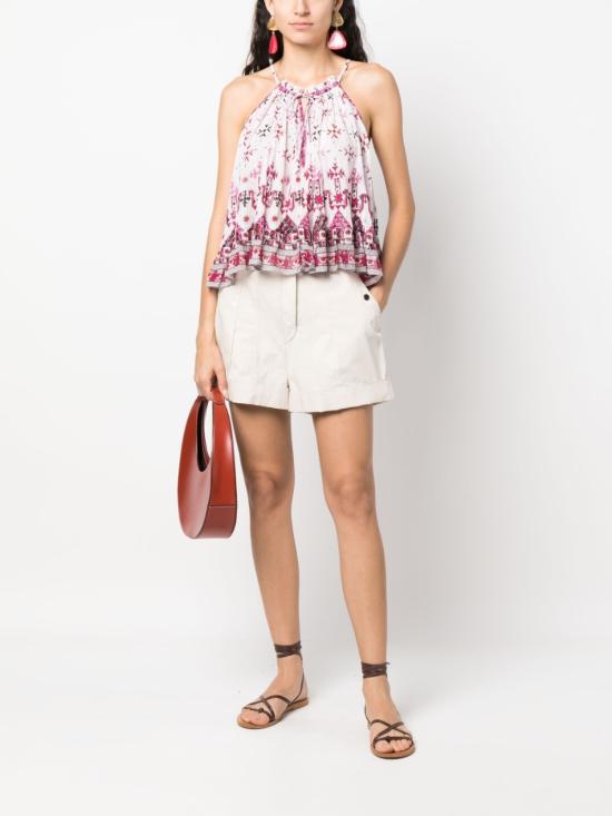  이자벨마랑에뚜왈 민소매 티셔츠 HT0035FB A1J53E FABINO20WH White - ISABEL MARANT ETOILE