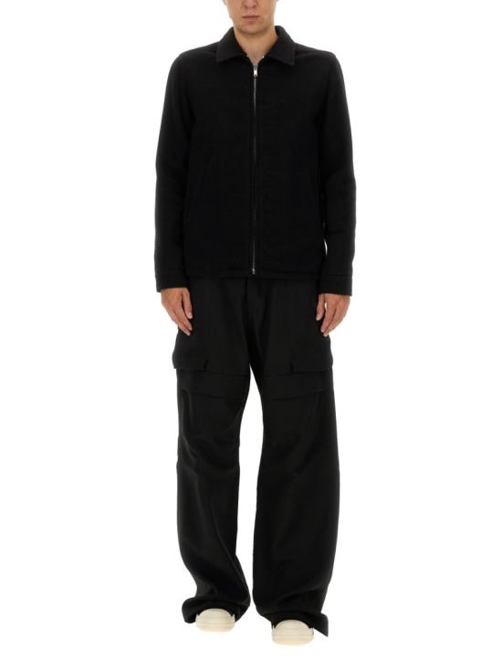 25FW 릭 오웬스 스트레이트 팬츠 RU02E1346 WGP09 Black - RICK OWENS