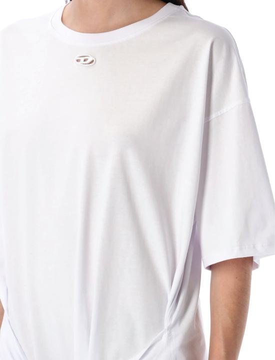 25FW 디젤 미디 원피스 A192320NIAX 100 Bianco - DIESEL