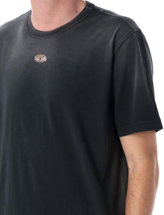 25FW 디젤 반팔 티셔츠 A196300CHBI 9XXA Nero - DIESEL