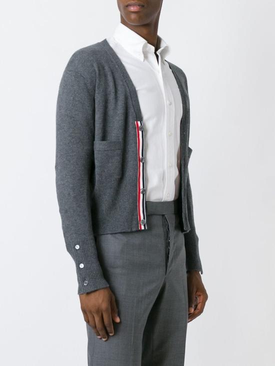  톰브라운 가디건 MKC001A 00011038 Grey - THOM BROWNE
