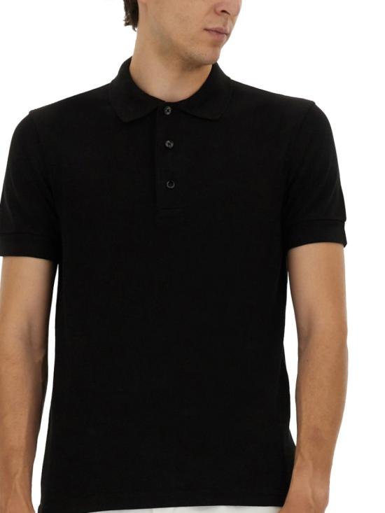 25FW 톰포드 폴로 티셔츠 JPS011 JMT013LB999 Black - TOMFORD