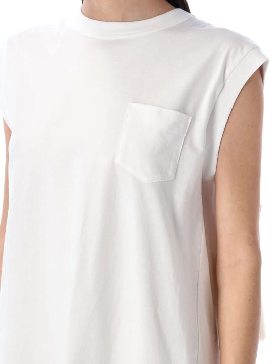 25SS 사카이 미디 원피스 2507914 101 Bianco - SACAI