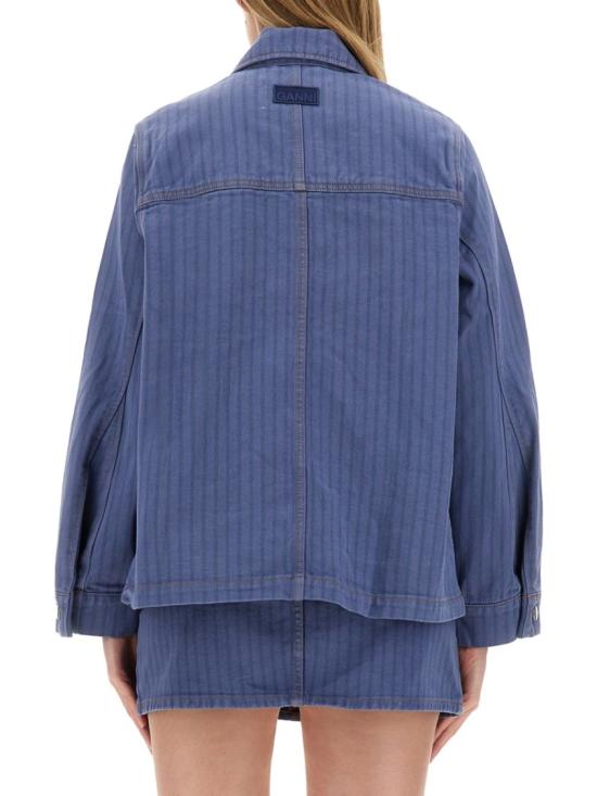  가니 데님 자켓 J1522 083 Blue - GANNI