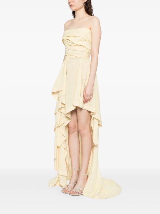  사이드 코베이시 롱 원피스 레이어드 태피터 드레스 - SAIID KOBEISY